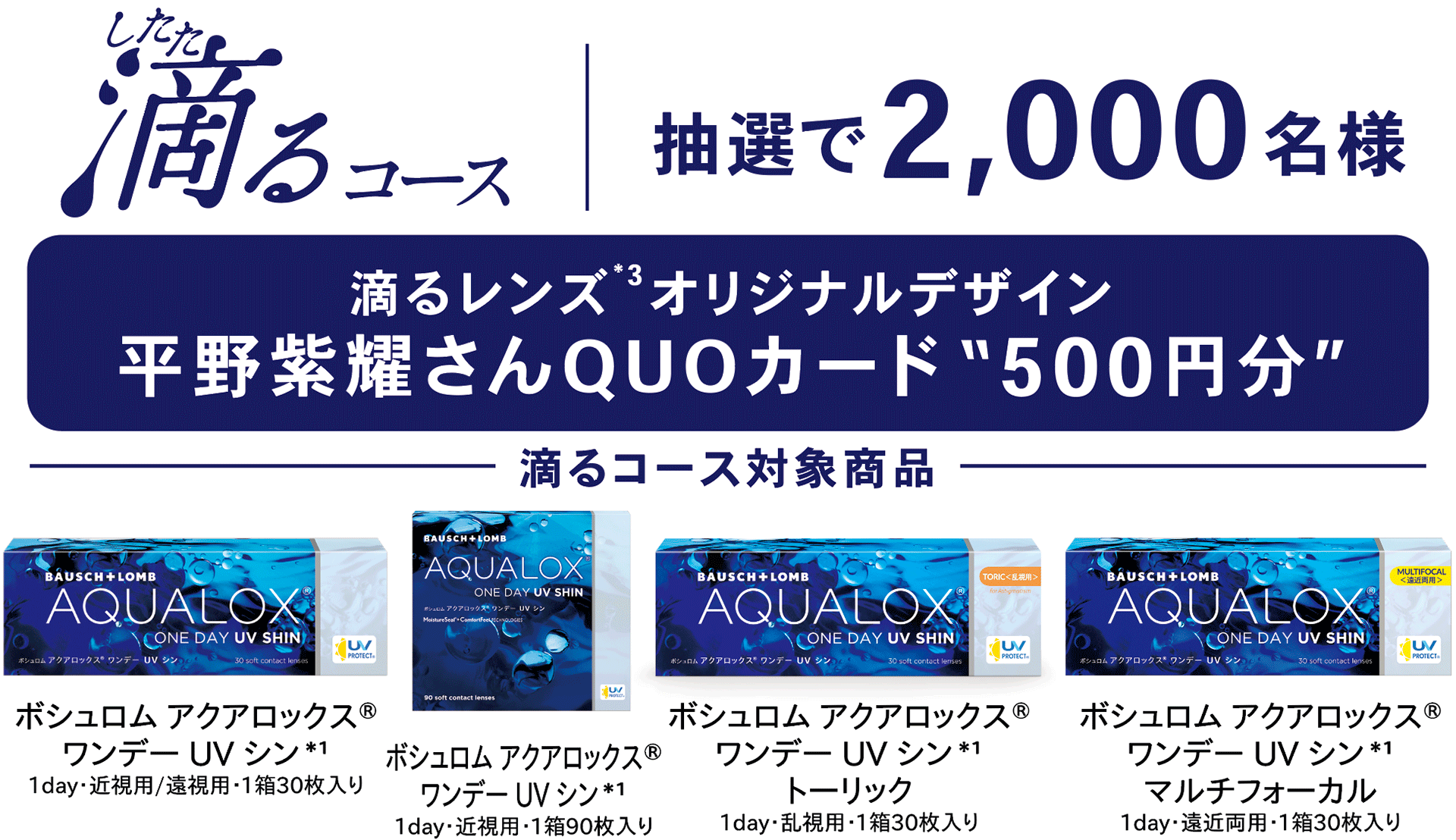 アクアロックス シリーズ キャンペーン対象商品