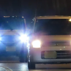 夜間の運転
