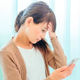 スマホが見づらい