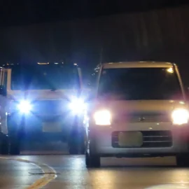 夜間の運転がつらい