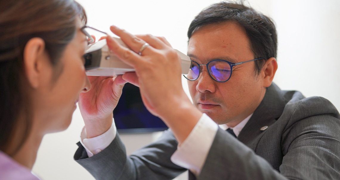 眼と眼の間の距離を調べることにも意味が…PD検査
