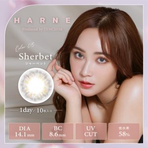 【シャーベット】HARNE 1day ハルネ ワンデー 10枚[PIA]