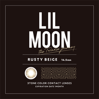 【度なし・ラスティベージュ】LILMOON 1MONTH リルムーン ワンマンス 2枚[PIA] 画像4
