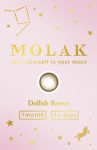 【ドーリッシュブラウン】MOLAK 1MONTH モラク ワンマンス 1箱2枚入り[PIA] 画像4