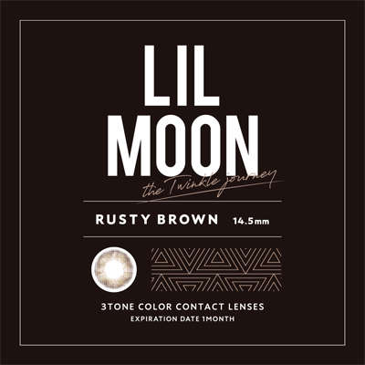 【ラスティブラウン】LILMOON 1MONTH リルムーン ワンマンス 1枚[PIA] 画像4
