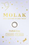 【ドーリッシュグレー】MOLAK 1MONTH モラク ワンマンス 1箱2枚入り[PIA] 画像4