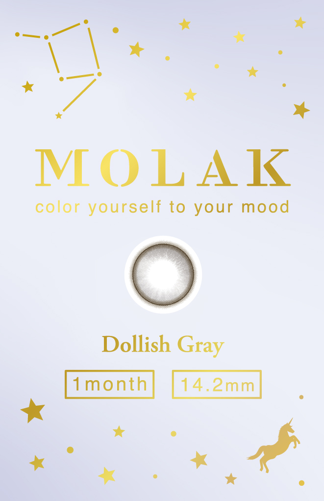 【ドーリッシュグレー】MOLAK 1MONTH モラク ワンマンス 1箱2枚入り[PIA] 画像4