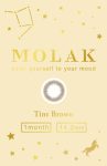 【ティントブラウン】 MOLAK 1MONTH モラク ワンマンス 2枚[PIA] 画像4