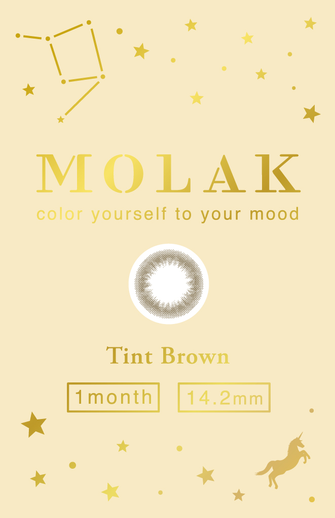 【ティントブラウン】 MOLAK 1MONTH モラク ワンマンス 2枚[PIA] 画像4