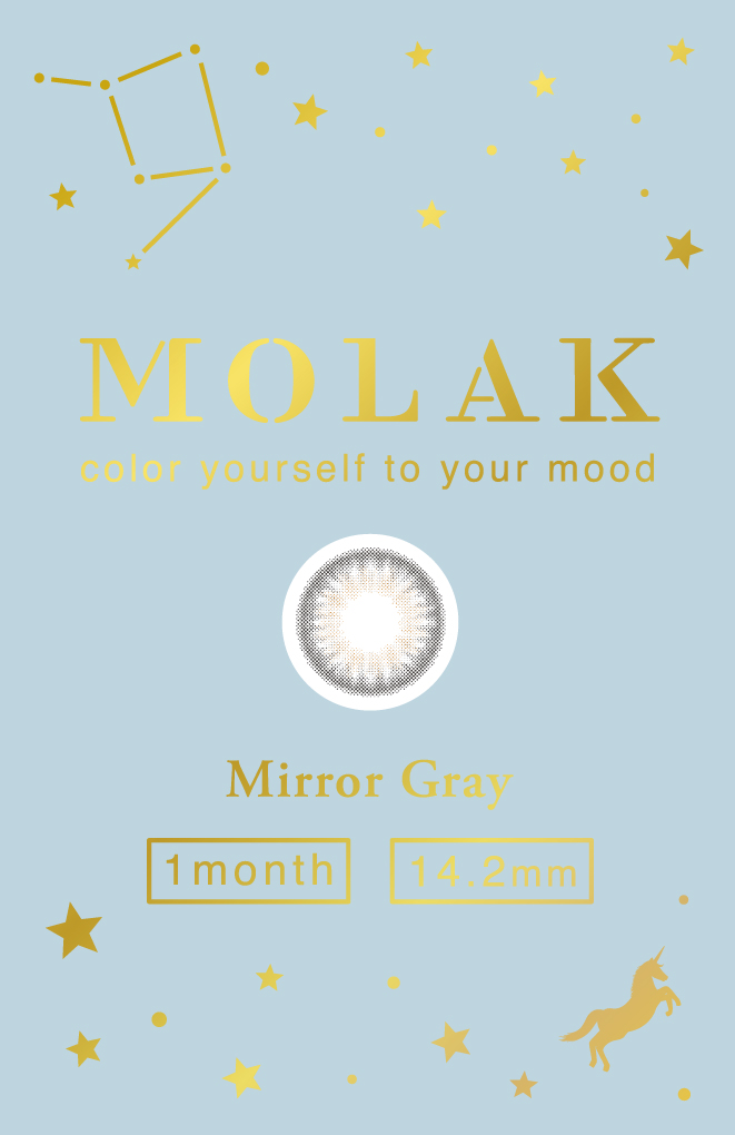 【ミラーグレー】MOLAK 1MONTH モラク ワンマンス 2枚[PIA] 画像4