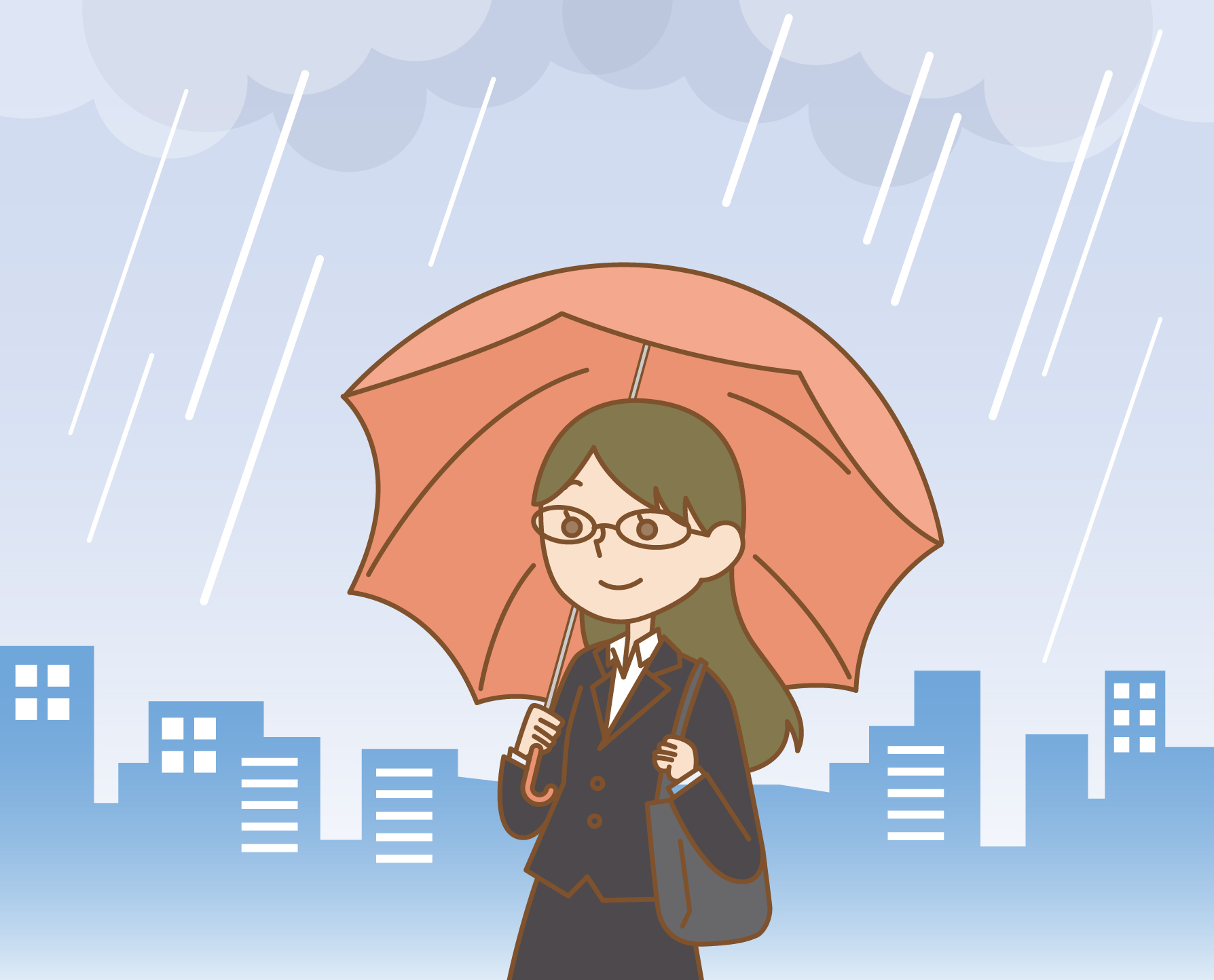 曇りや雨天の目のUV対策