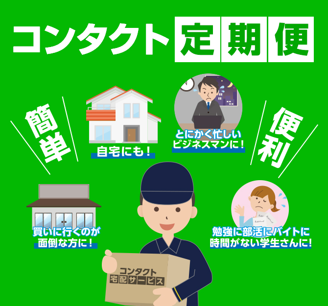コンタクト定期便