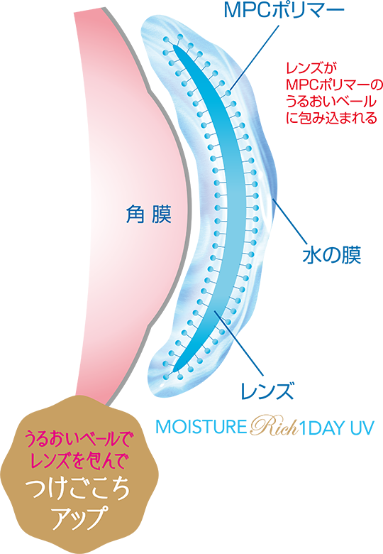 うるおいベール成分『MPCポリマー』配合