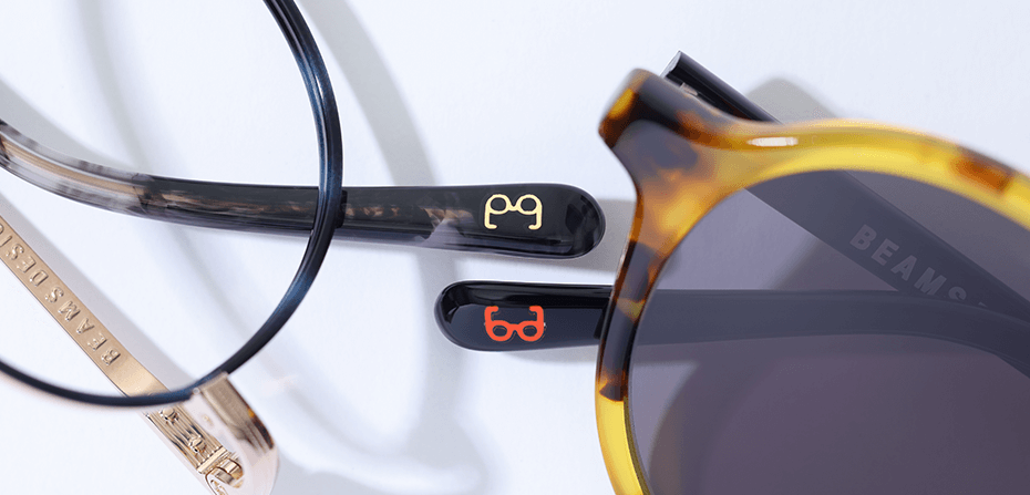 BEAMS DESIGNのbとdをモチーフにしたテンプルエンドのアイコン