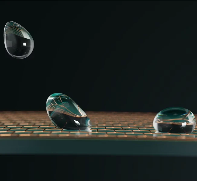 TSCコートの撥水・防汚性能のイメージ