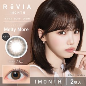 【メルティモア】ReVIA 1month color レヴィア ワンマンス カラー 2枚 [Lcode]