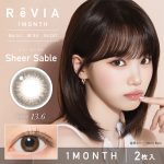 【シアーセーブル】ReVIA 1month color レヴィア ワンマンス カラー 2枚 [Lcode]