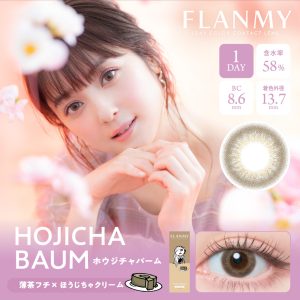 【ホウジチャバーム】FLANMY 1DAY フランミー ワンデー 10枚[T-Garden]