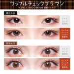 【ワッフルチェックブラウン】Flurry 1Month フルーリー ワンマンス 1箱3枚［Wscale］ 画像3