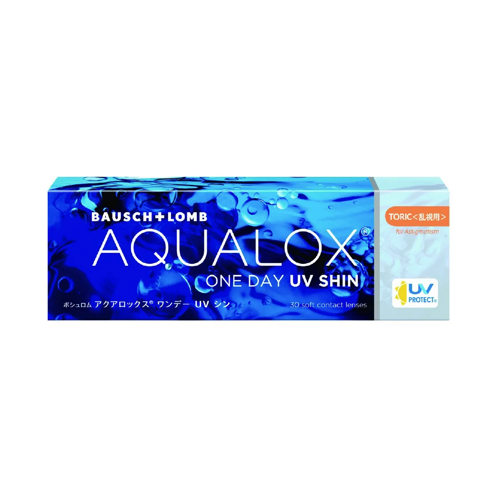 AQUALOX 1DAY UV SHIN TORIC アクアロックス ワンデー UV シン トーリック 乱視用30枚 [ボシュロム]
