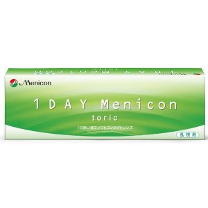 【ワンデーメニコントーリック】1Day Menicon TORIC 1day ワンデーメニコントーリック 1箱30枚入り［メニコン］