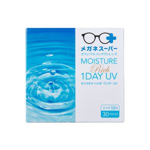 メガネスーパー オリジナル コンタクトレンズ モイスチャー リッチ ワンデー ＵＶ 1箱30枚入り
