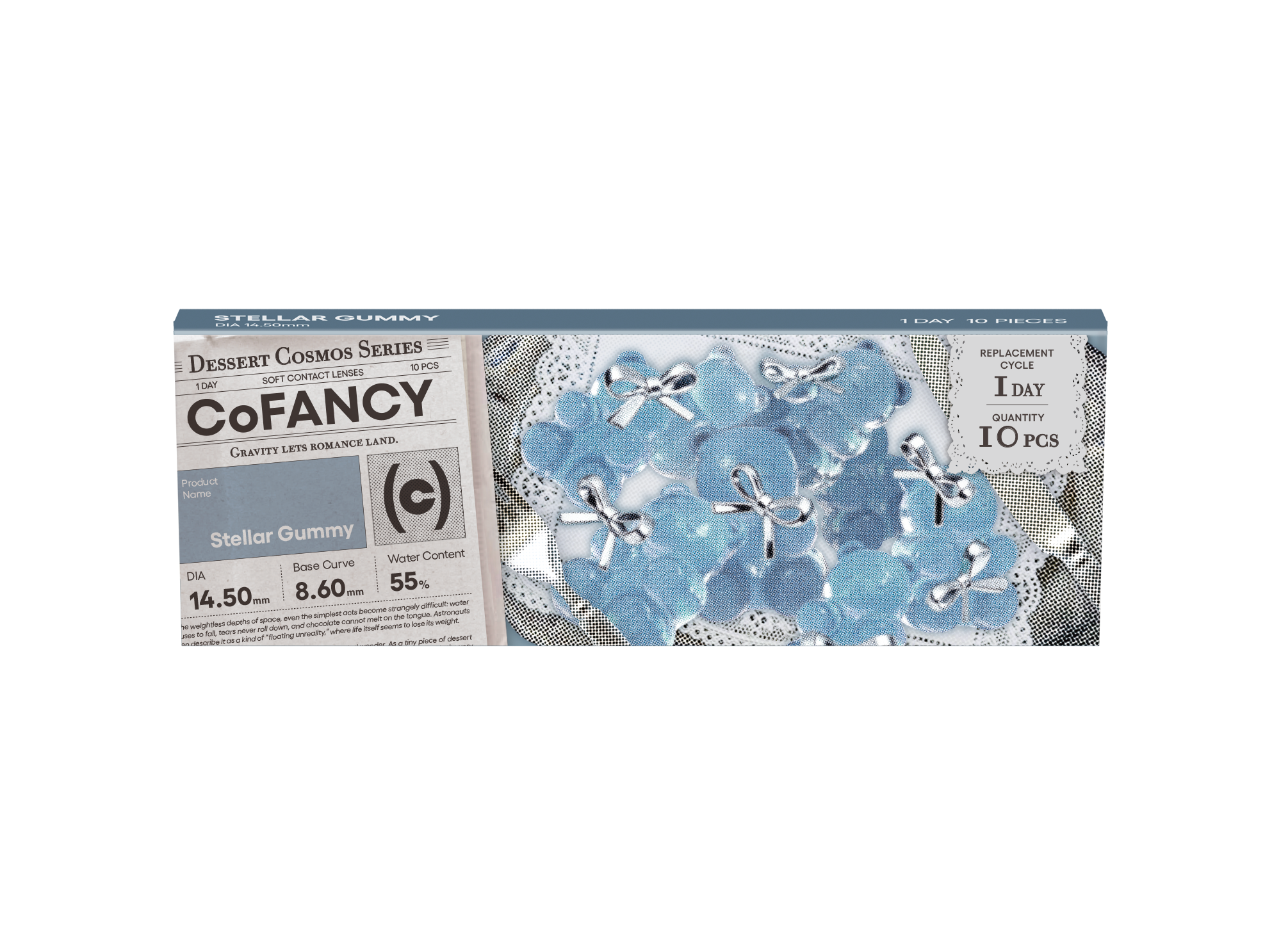 【ステラグミー】CoFANCY Dessert Cosmos Series 1day コファンシー デザートコスモスシリーズ ワンデー 1箱10枚［PIA］ 画像3