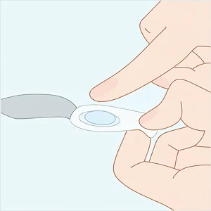 正しいレンズの取り出し方