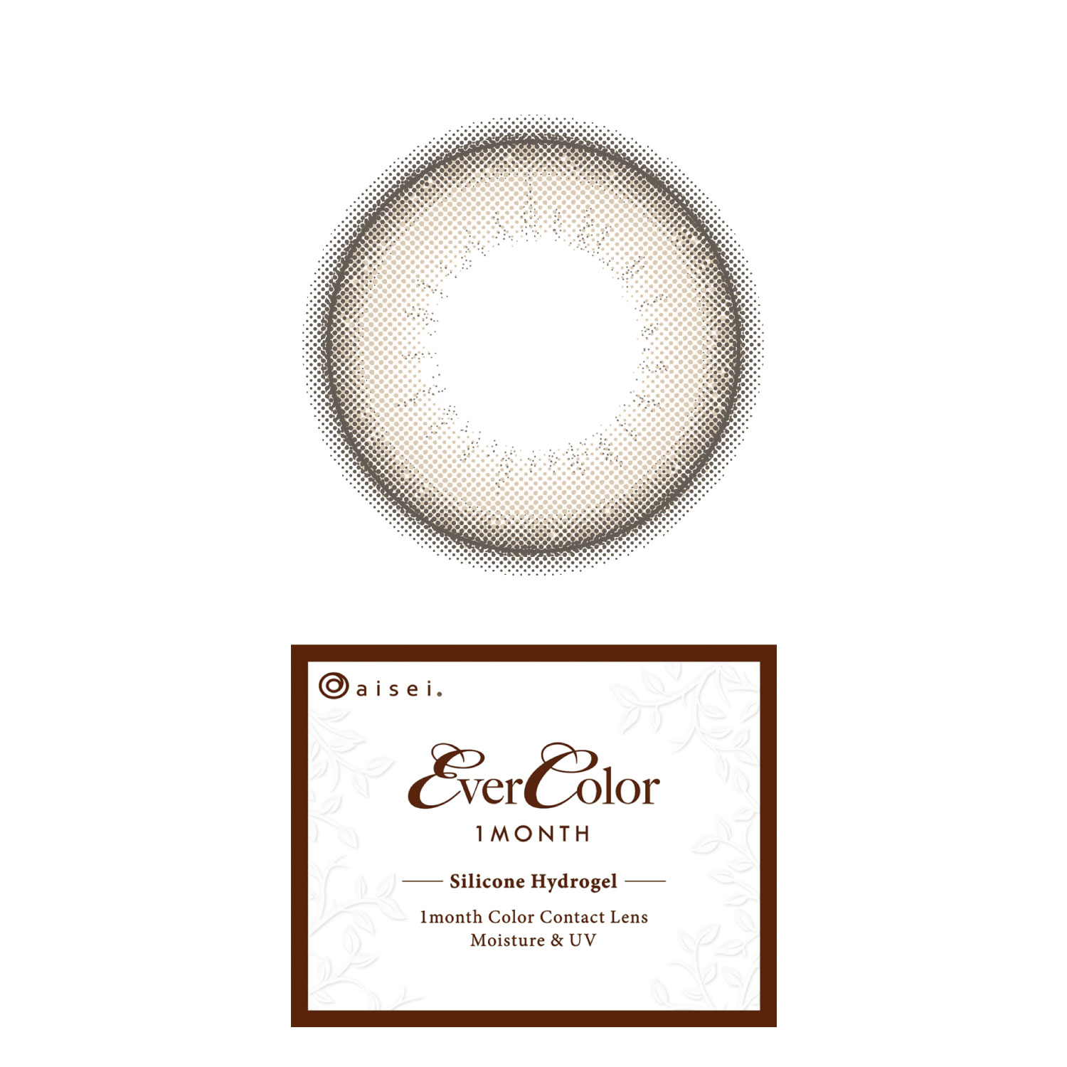 【パールベージュ】EverColor 1Month エバーカラー マンスリー 1箱2枚入り[AISEI] 画像4