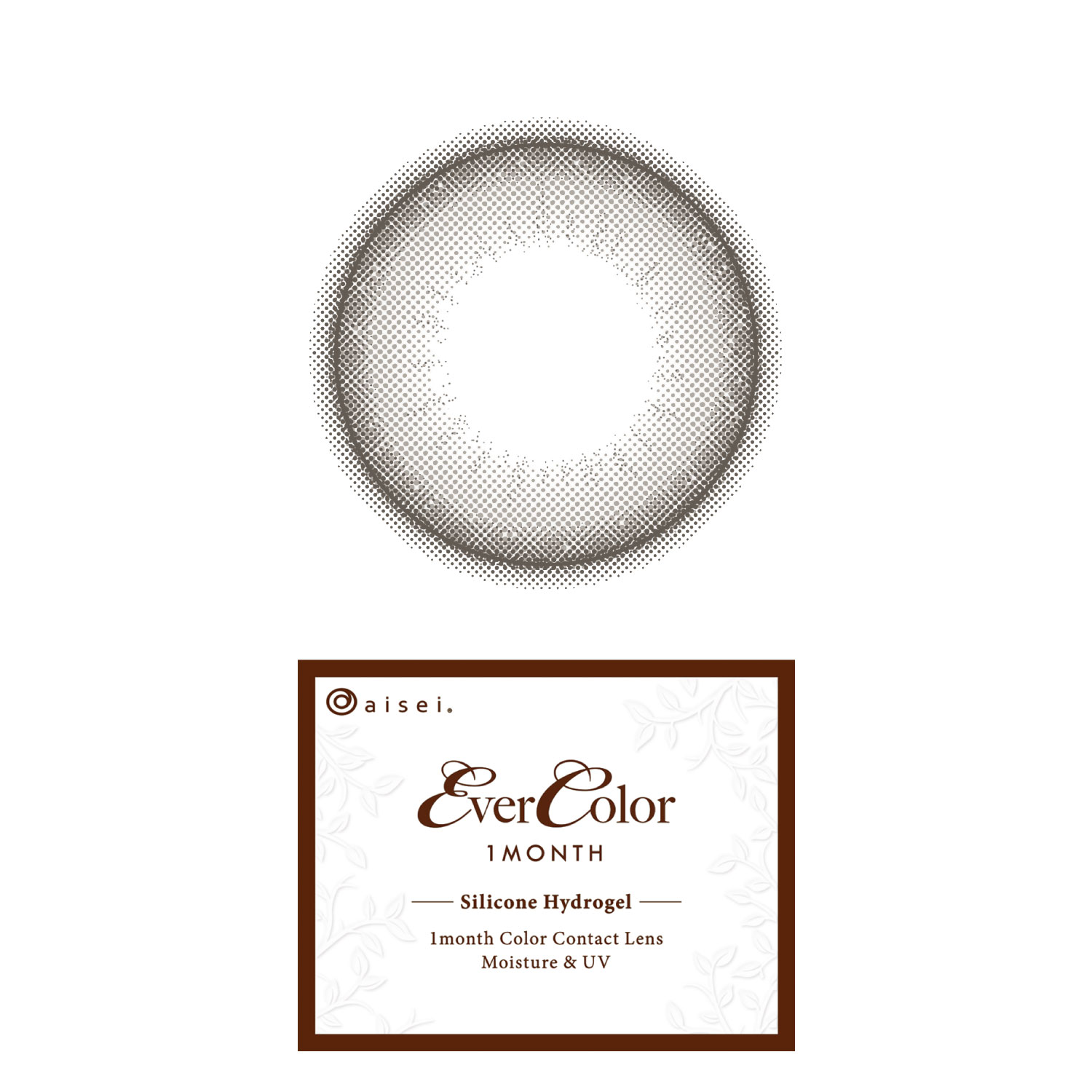 【パールスノーグレー】EverColor 1Month エバーカラー マンスリー 1箱2枚入り[AISEI] 画像4
