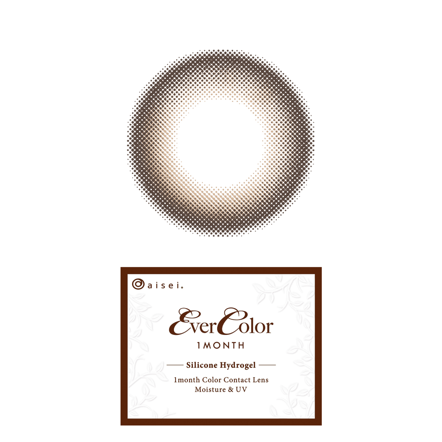 【ミルクブラウニー】EverColor 1Month エバーカラー マンスリー 1箱2枚入り[AISEI] 画像4