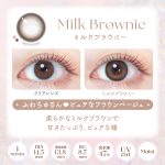 【ミルクブラウニー】EverColor 1Month エバーカラー マンスリー 1箱2枚入り[AISEI] 画像3
