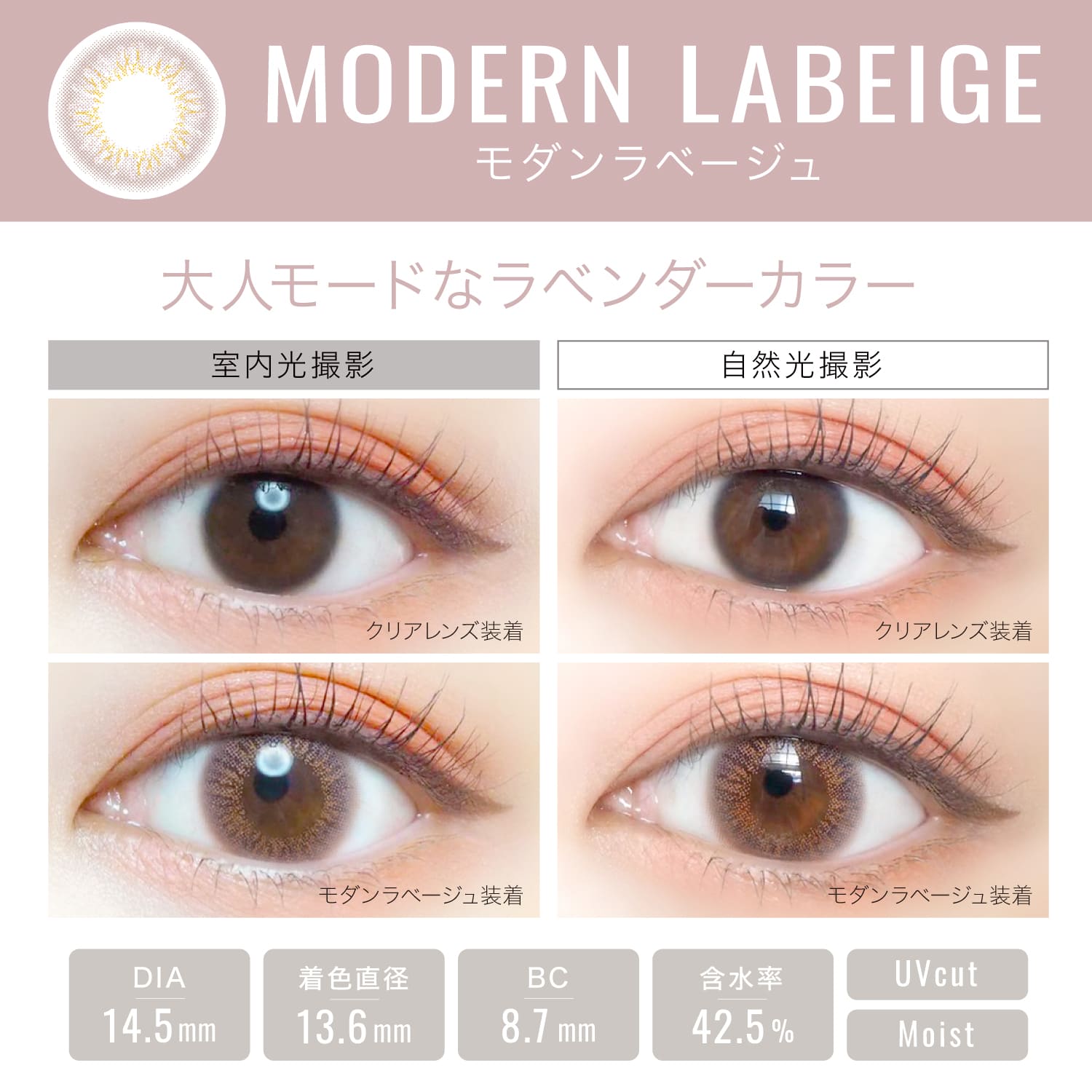 【モダンラベージュ】EverColor 1day LUQUAGE エバーカラー ワンデー ルクアージュ 10枚 [AISEI] 画像3