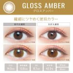 【グロスアンバー】EverColor 1day LUQUAGE エバーカラー ワンデー ルクアージュ 10枚[AISEI] 画像3