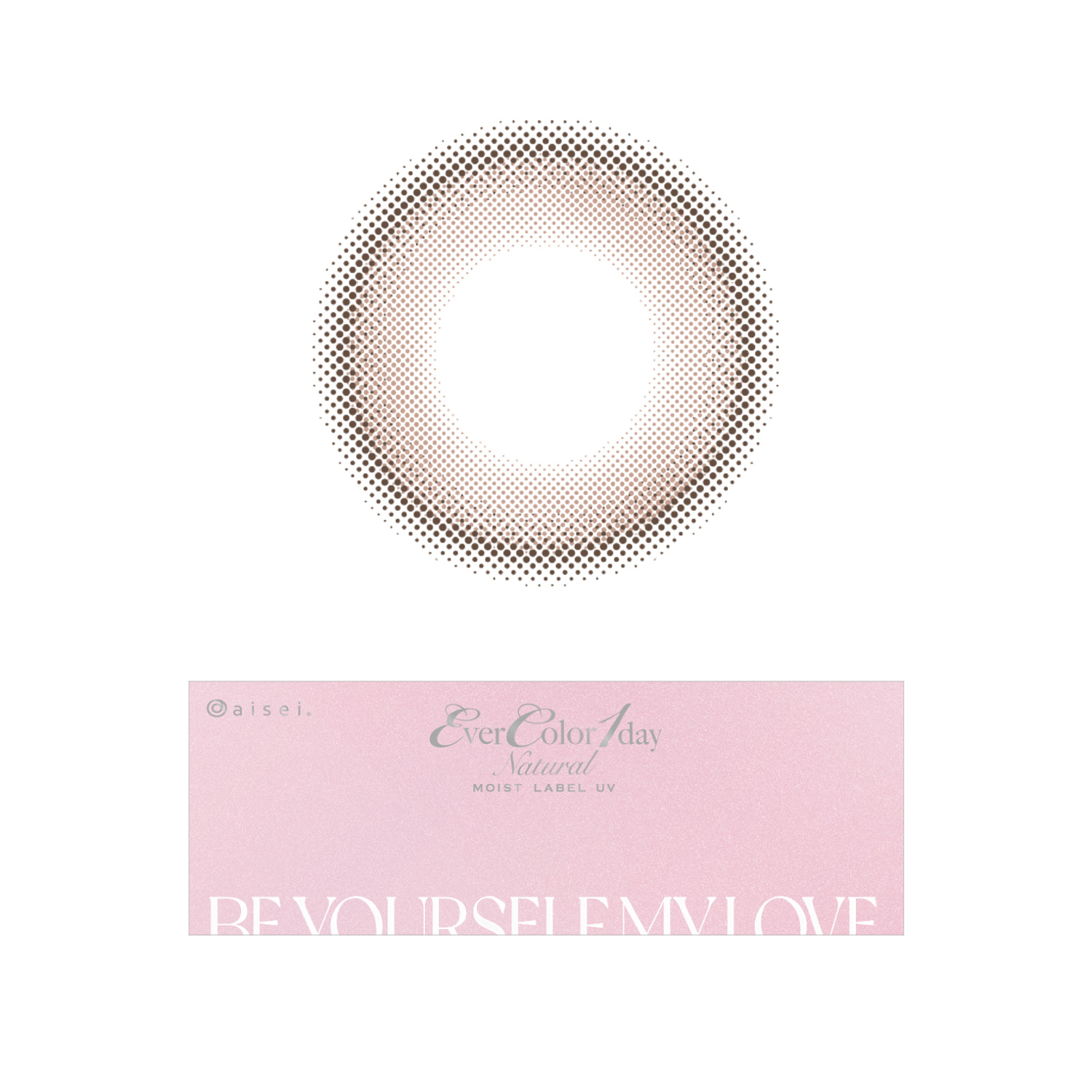 【ローズミューズ】EverColor1day Natural MOIST LABEL UV  エバーカラーワンデー ナチュラル モイストレーベル UV １箱20枚入り[AISEI] 画像5
