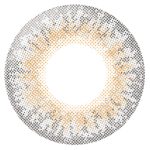 【度なし・クリームグレージュ】 LILMOON 1Month リルムーン ワンマンス 度なし 2枚 [PIA] 画像3