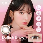 【ドーリッシュブラウン】MOLAK 1day モラク ワンデー 1箱10枚入り[PIA]