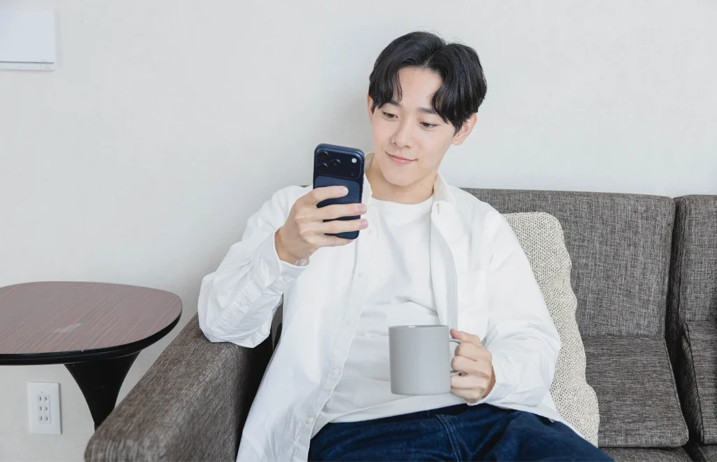 スマホ老眼対策