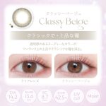 【クラッシーベージュ】 Viewm 1day ビュームワンデー 10枚入り [AISEI] 画像3