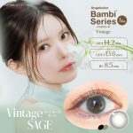 【ヴィンテージセージ】Angel Color Baｍbi vintage series 1day エンジェルカラーバンビヴィンテージシリーズ ワンデー 1箱10枚入り[T-Garden]